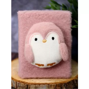 Блокнот плюшевый «Penguin», pink