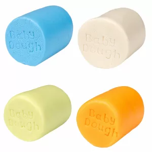 Игрушки для детей старше одного года с маркировкой "BABY DOUGH": тесто для лепки, 4 цвета, №4