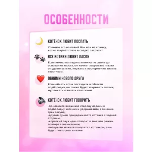 Интерактивная игрушка Swanky accessories Кошечка Миа