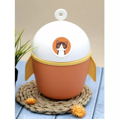 Мусорное ведро настольное "Rocket", orange