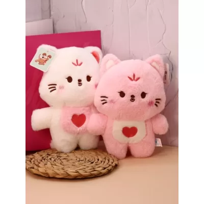 Мягкая игрушка "Heart cat", mix