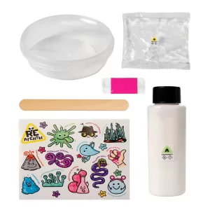 Игрушка: Научно-познавательный набор "Жвачка для рук", розовый, модели «Re-Агенты»