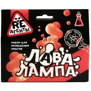 Игрушка: Научно-познавательный набор "Лава-лампа", красный модели Re-агенты