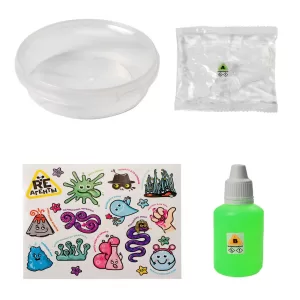 Игрушка: Научно-познавательный набор "Полимерные червячки", зеленый, модели «Re-Агенты»