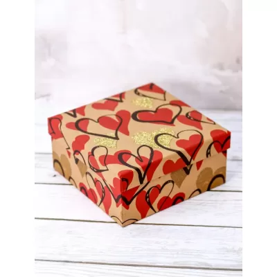 Подарочная коробка «From the heart», 17*17*8