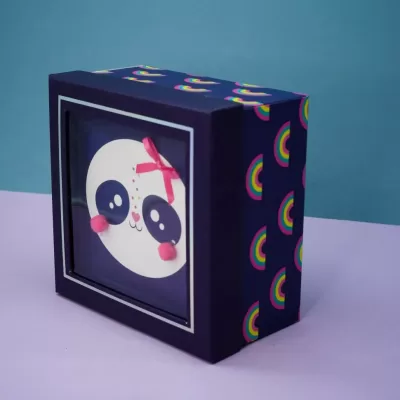 Подарочная коробка «Panda», 17*17*6,5