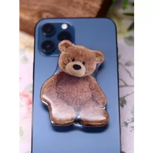 Попсокет "Cute bear", brown