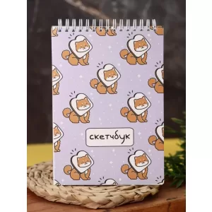 Скетчбук Аниме «Shiba inu sandwich», 14х20 см