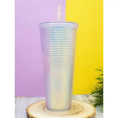 Тамблер "Metallic", white