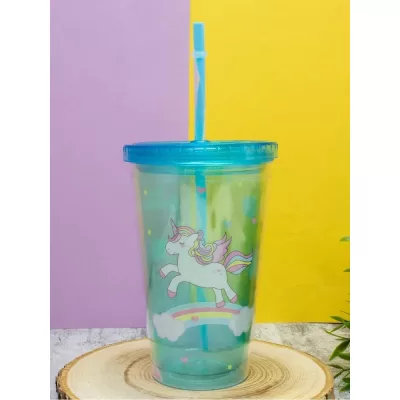 Тамблер "Rainbow one unicorn", blue
