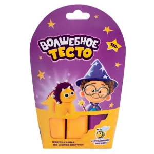 Тесто для лепки «Волшебное тесто» 150 гр. "Динозавр желтый"