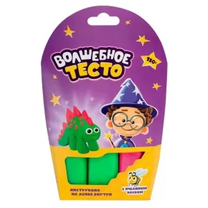 Тесто для лепки «Волшебное тесто» 150 гр. "Динозавр зеленый"