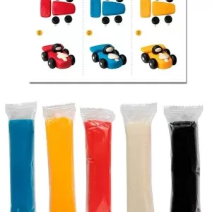 Тесто для лепки «Волшебное тесто» 250 гр. "Тачки"