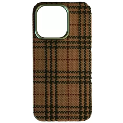 Чехол iP 15 Pro Keephone MAGSAFE KEVILAR BROWN