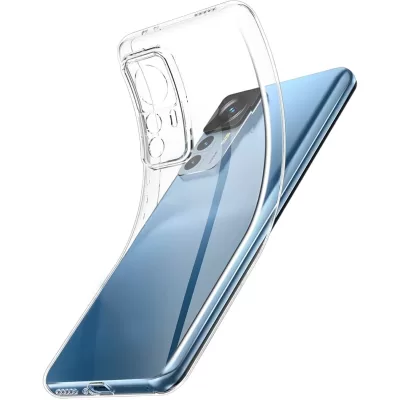 Чехол для Xiaomi 12 Pro Ультратонкий силикон Premium (Прозрачный)