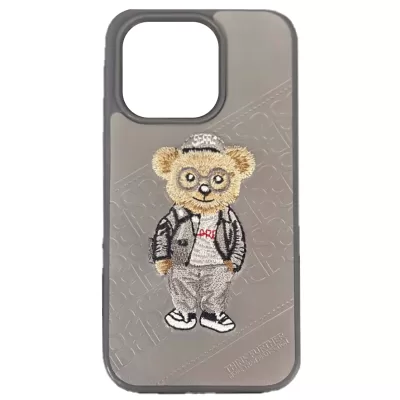 Чехол для iPhone 15 Pro KEEPHONE MASCOT (Titan)