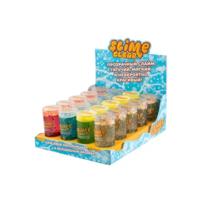 Шоу-бокс Clear-Slime, 8 банок по 250 г