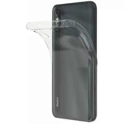 Чехол для Redmi 9A Ультратонкий силикон (Прозрачный)