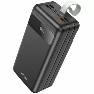 Внешний АКБ Hoco J86B 60000mAh, 2хUSB, 3A, PD 20W+QC3.0 быст. зар LED дисплей, черный