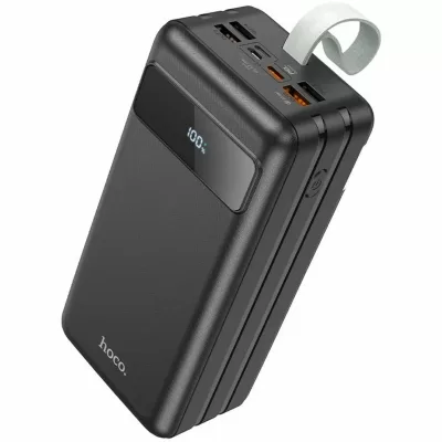 Внешний АКБ Hoco J86B 60000mAh, 2хUSB, 3A, PD 20W+QC3.0 быст. зар LED дисплей, черный