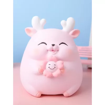 Копилка «Flower deer», pink