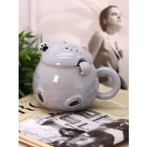 Кружка «Chubby cat», grey (460 ml)