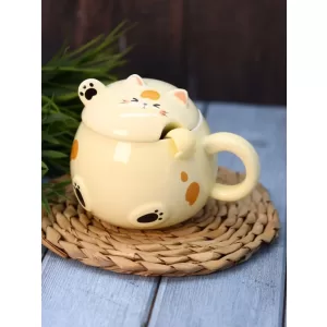 Кружка «Chubby cat», yellow (460 ml)