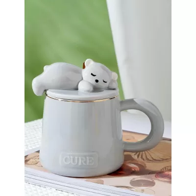 Кружка «Cure bear», grey (390 ml)