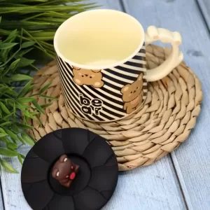 Кружка «Cute little bear», black (360 ml)