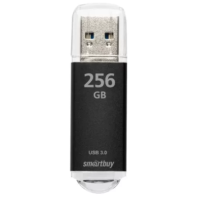 Накопитель USB 256 GB Smartbuy V-Cut Black 3.0/3.1