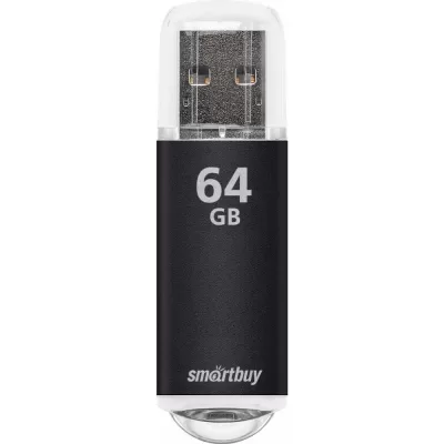 Накопитель USB 64 GB Smartbuy V-Cut Black 3.0/3.1