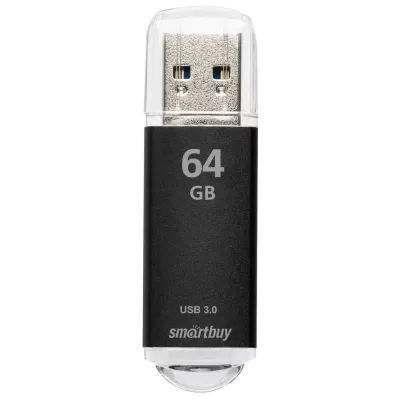 Накопитель USB 64 GB Smartbuy V-Cut Black