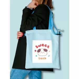 Сумка шоппер "Sweet luck", blue