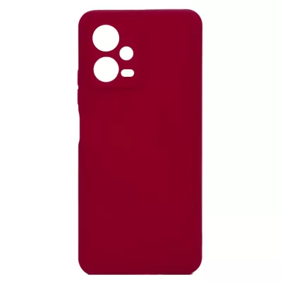 Чехол Redmi Note 12 5G/Poco X5 Silicone Case Logo (Винный(23))