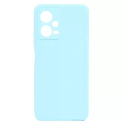 Чехол Redmi Note 12 5G/Poco X5 Silicone Case Logo (Голубой(11))