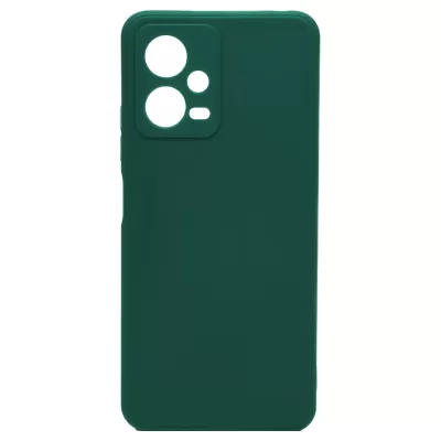 Чехол Redmi Note 12 5G/Poco X5 Silicone Case Logo (Темно-Зеленый(22))