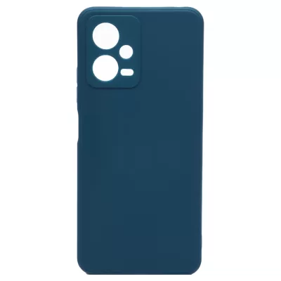 Чехол Redmi Note 12 5G/Poco X5 Silicone Case Logo (Темно-Синий(8))