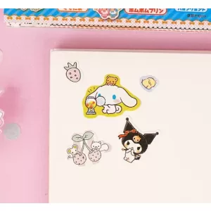 Мини-блокнот с наклейками "Санрё" голубой, 24 листа