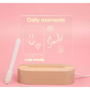 Светильник для заметок с маркером "Daily moments" (USB)
