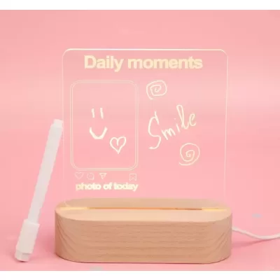 Светильник для заметок с маркером "Daily moments" (USB)