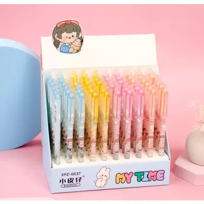 Набор простых карандашей в шоу боксе "Happy Girl" №6637, 60шт.