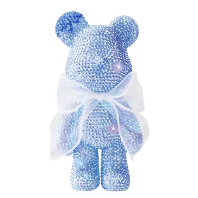 Алмазная мозаика Мишка Шайни Fun and Done синий