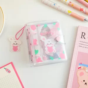 Альбом для карточек "Bunny" розовый 10,7х9,2см