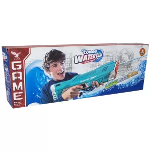 Водяной пистолет "Бластер" голубой, 43 см