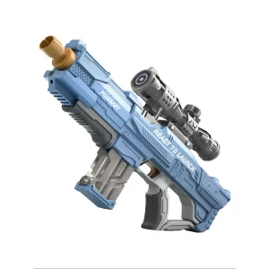 Водяной пистолет с прицелом голубой, 44 см