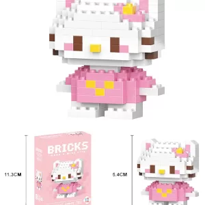 Конструктор 3D из миниблоков Hello Kitty 146 деталей