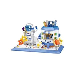 Конструктор 3D из миниблоков Астронавт 1562 детали