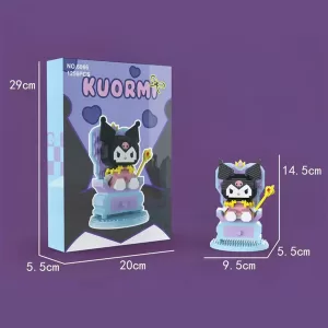 Конструктор 3D из миниблоков Куроми на троне 1256 деталей