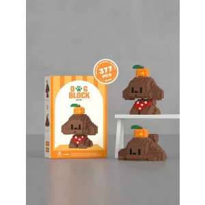 Конструктор 3D из миниблоков Той-пудель Teddy 377 деталей