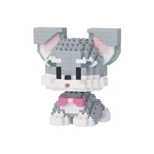 Конструктор 3D из миниблоков Шнауцер 384 детали